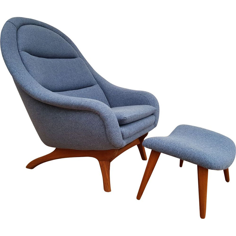 Vintage Danish teak lounge chair,1960
