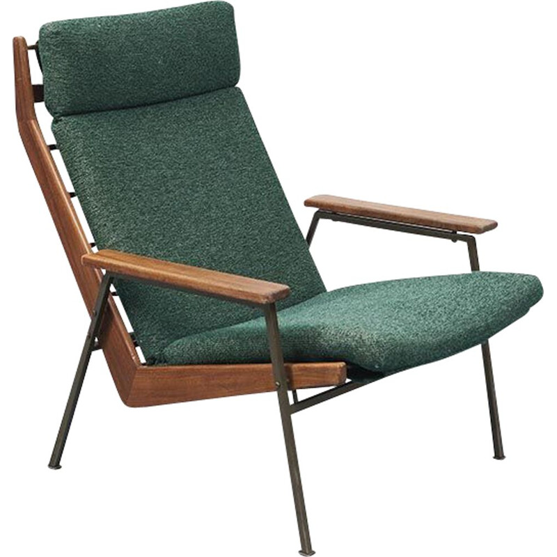 Lotus vintage Green armchair by Rob Parry 1960