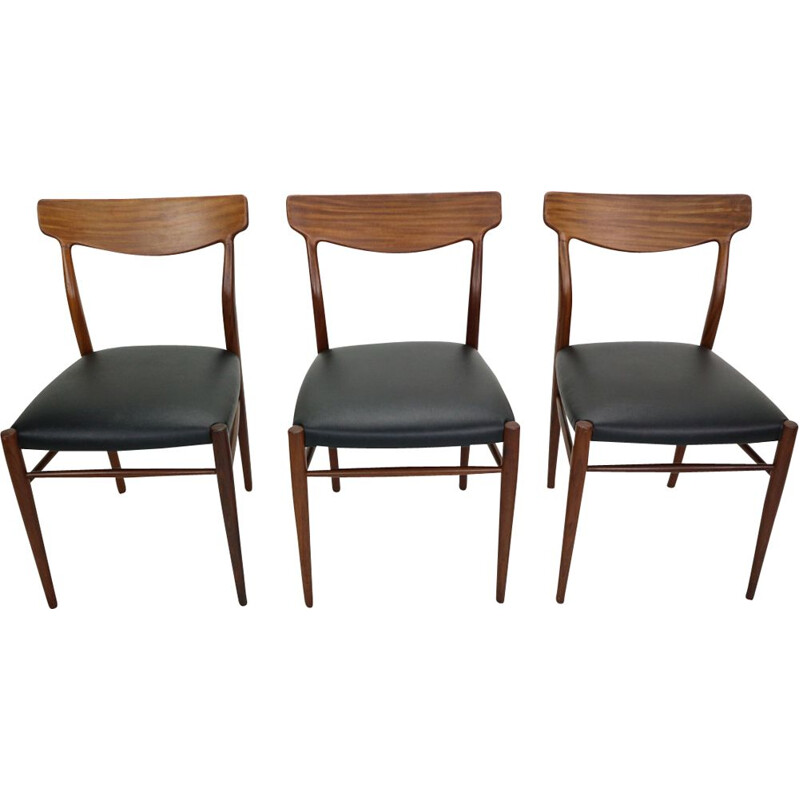 Set of 6 vintage teak Dining Chairs 1960