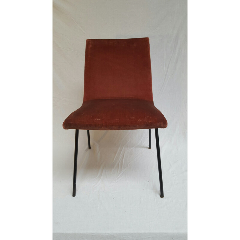 TV-fauteuil in metaal en stof, Pierre PAULIN - 1954