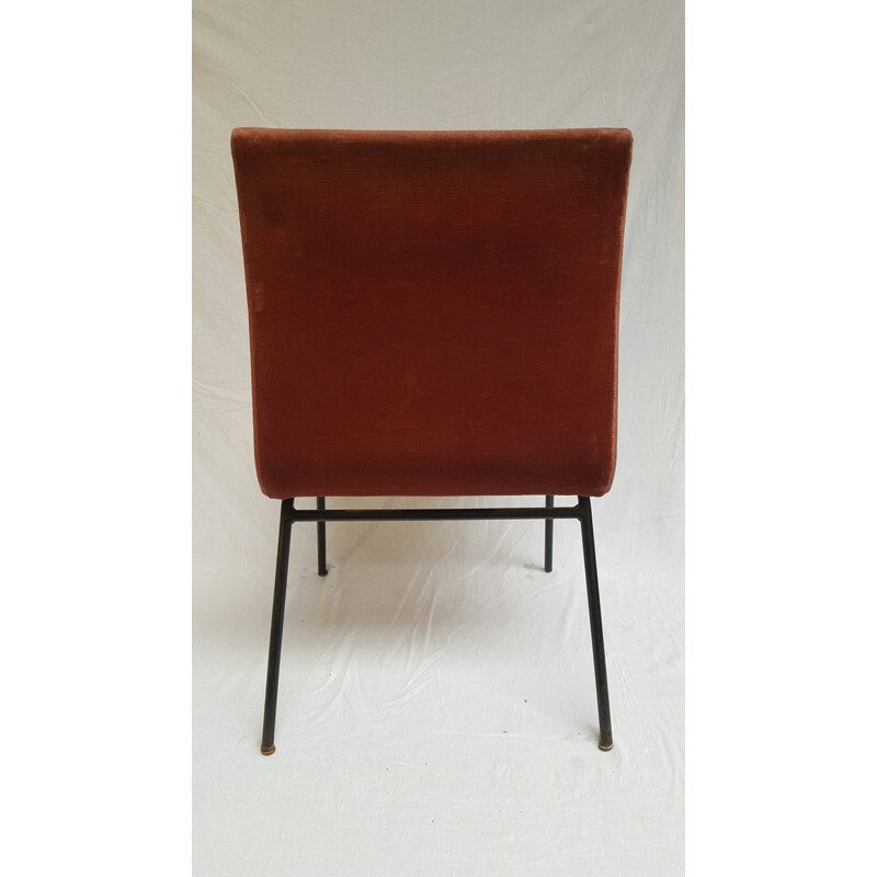 TV-fauteuil in metaal en stof, Pierre PAULIN - 1954