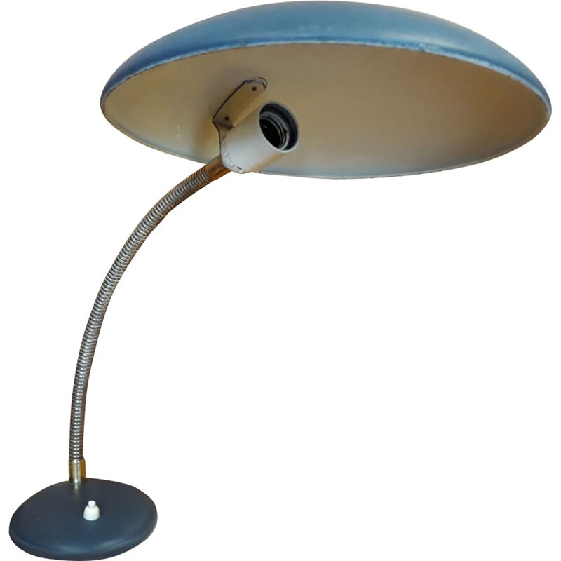 Vintage bureaulamp met schotel 1950