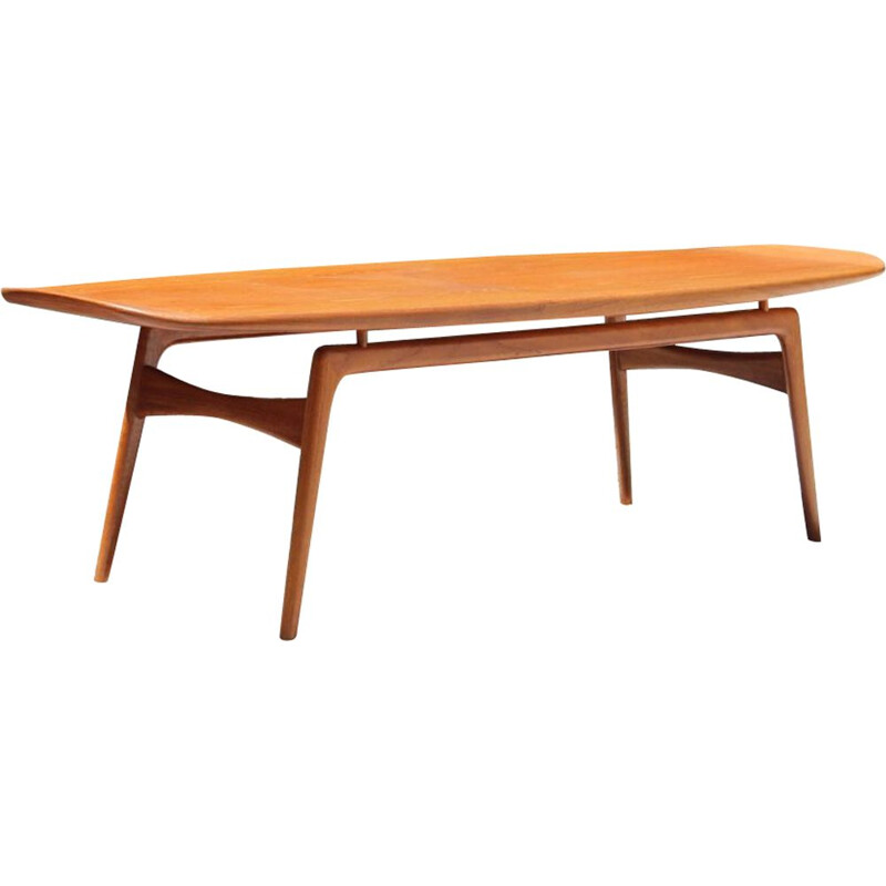 Scandinavian vintage coffee table for Mogens Kold in teak 1960