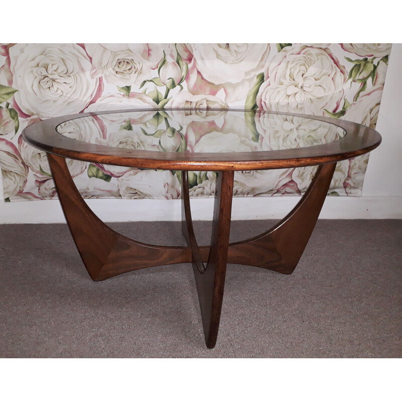 Vintage coffee table Astro round by G Plan 1960s