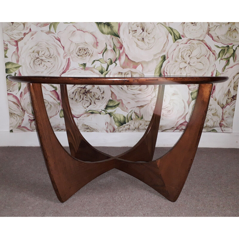 Vintage coffee table Astro round by G Plan 1960s