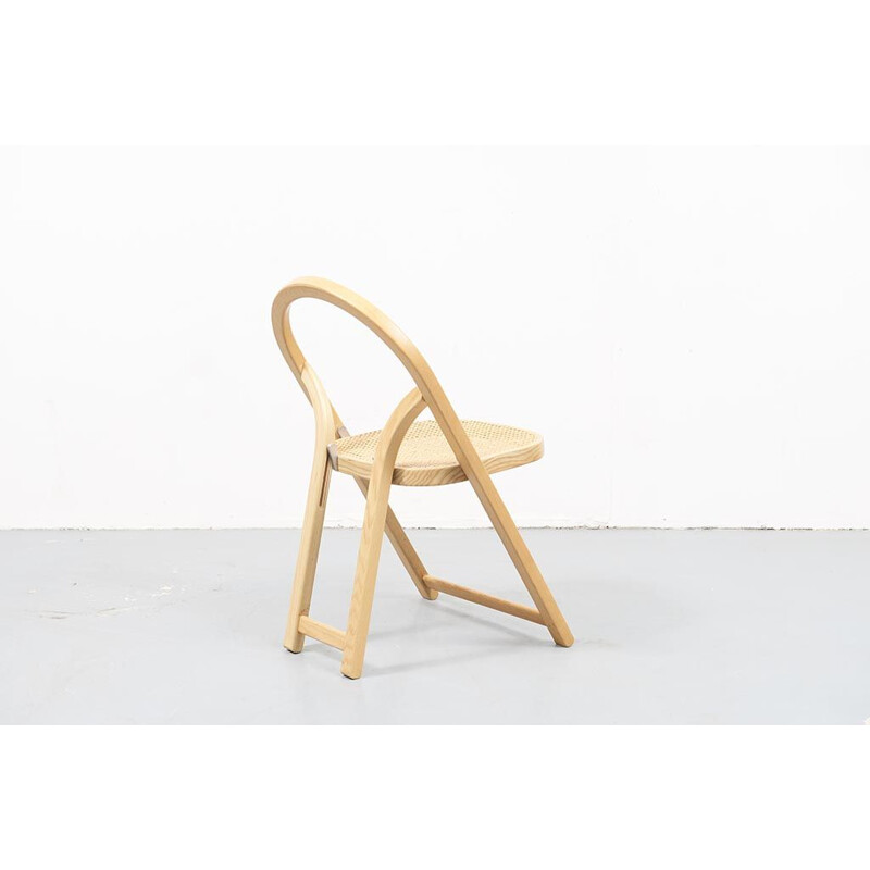 Italian vintage chair for Crassevig in solid ash 1970