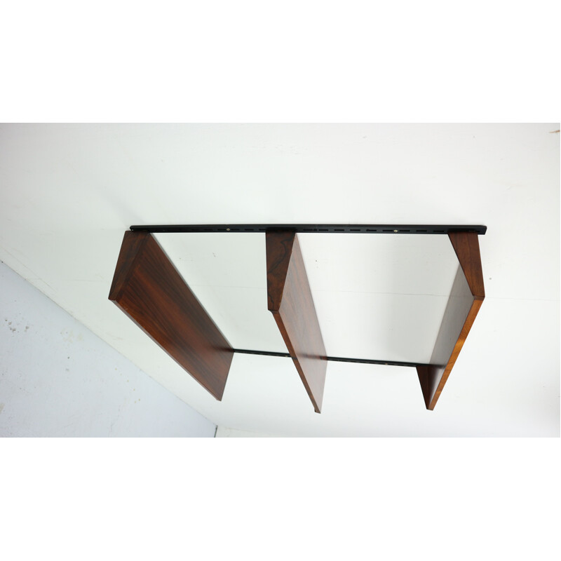 Vintage danish wall unit for Feldballes in teakwood 1960