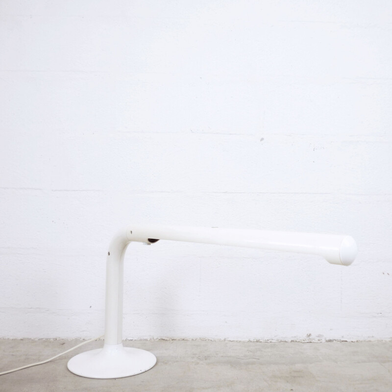 Vintage metal and plastic tube lamp by Anders Pehrson for Ateljé Lyktan, Sweden 1973