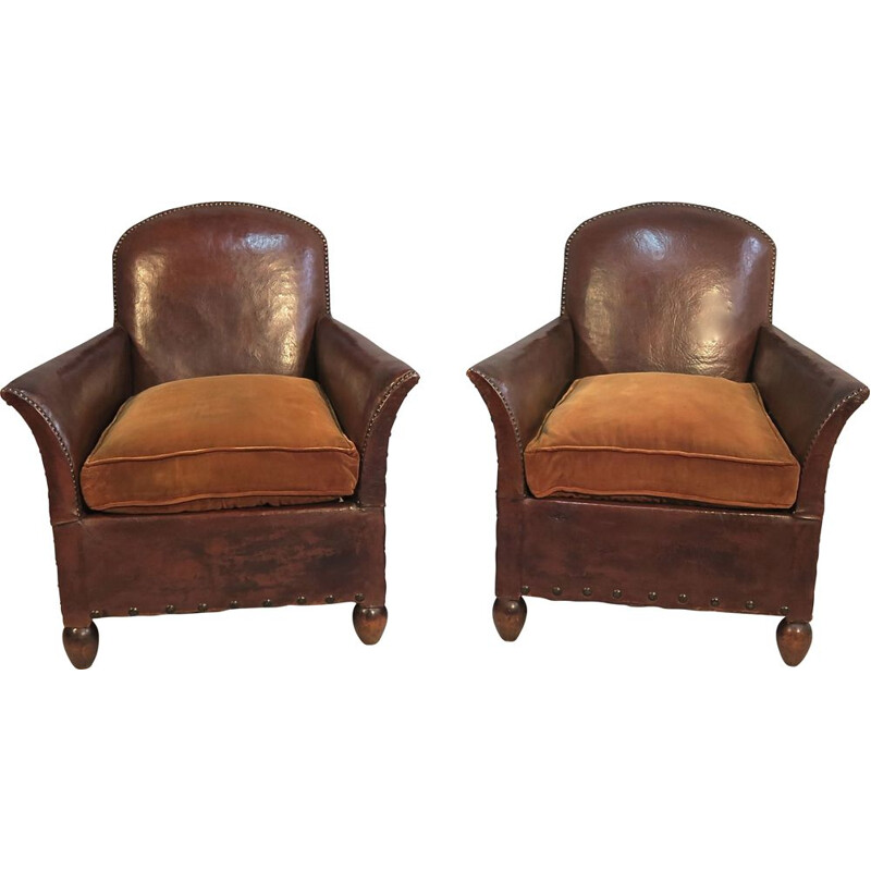 Pair of club chairs 1930