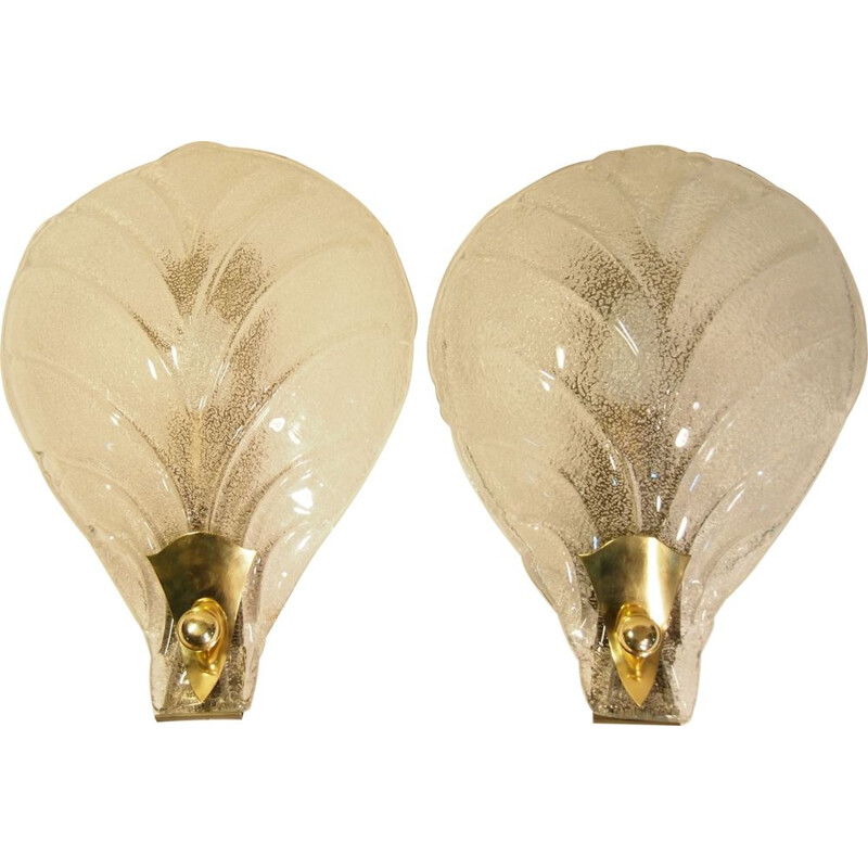 Pair of vintage wall light by Barobier Toso,1960
