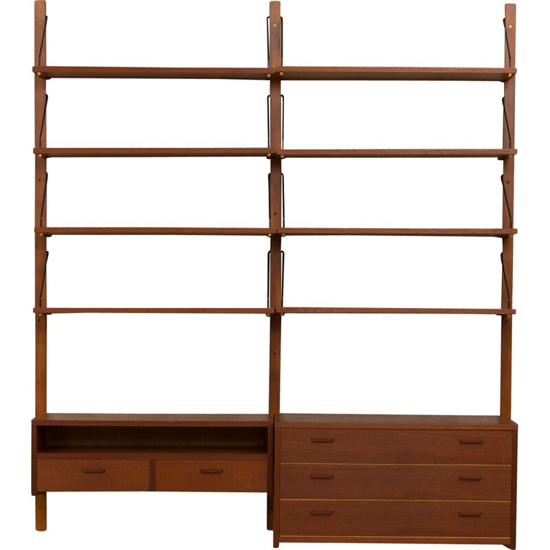 Vintage Danish wall shelf in teak,1960