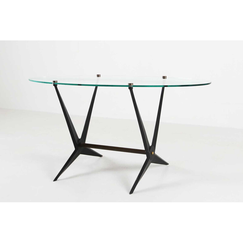 Vintage coffee table by Angelo Ostuni Italy 1950s