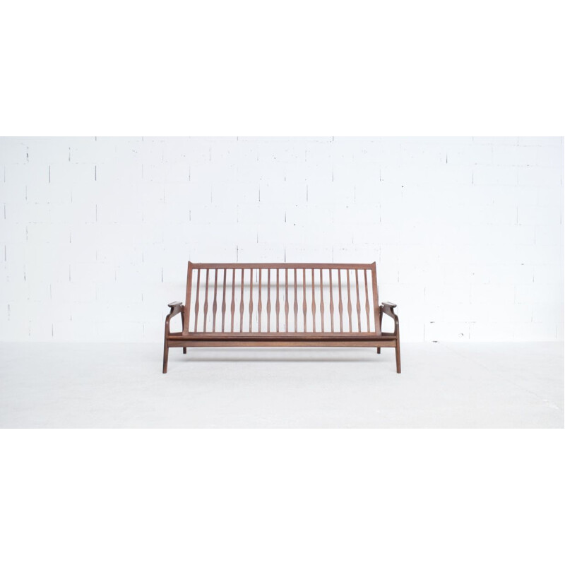 Vintage rosewood bench massive adrian pearsall craft associates usa 1960