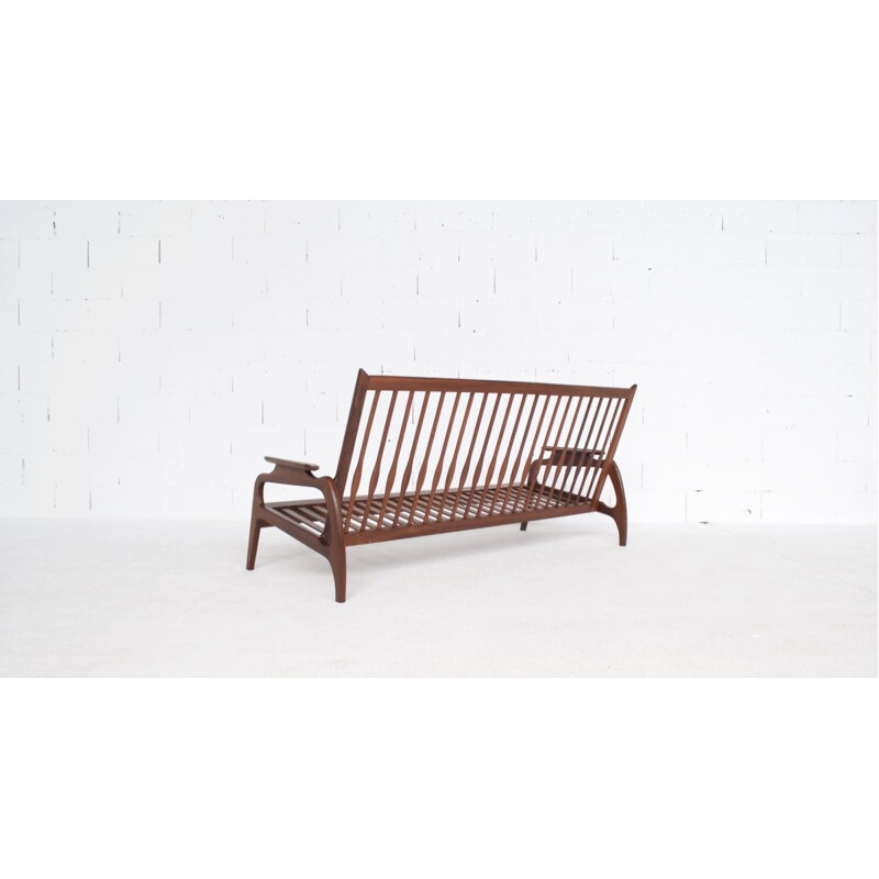 Vintage rosewood bench massive adrian pearsall craft associates usa 1960