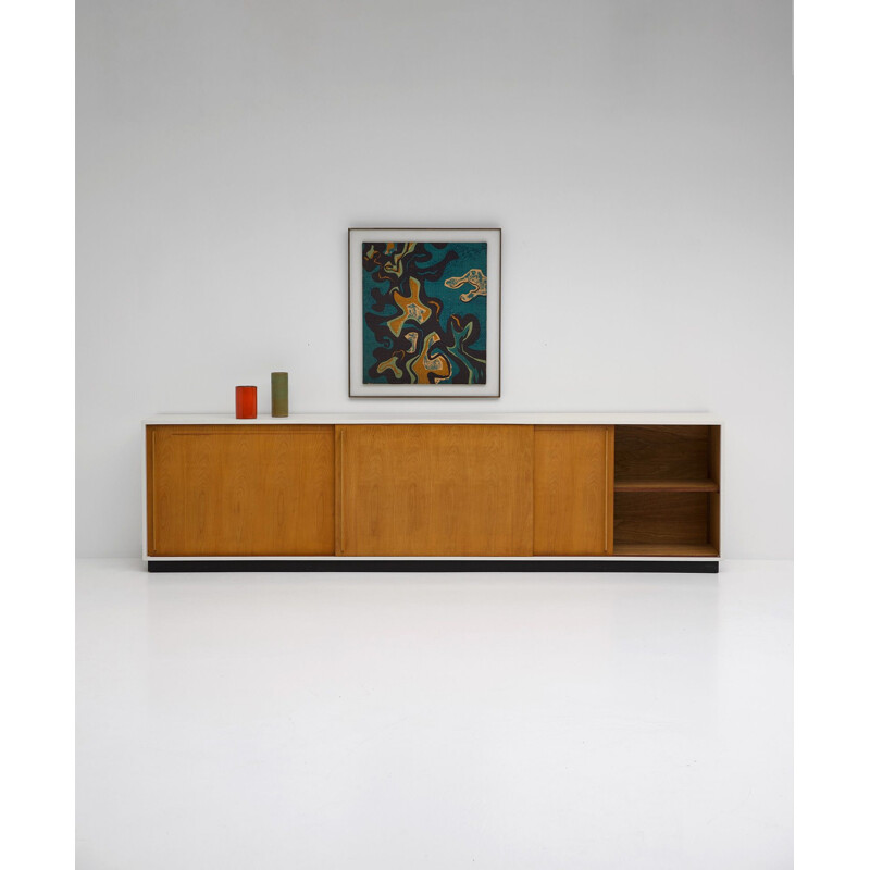 Vintage sideboard in light wood 1960