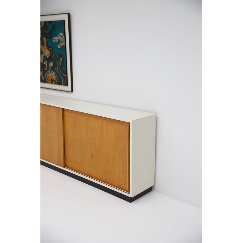 Vintage sideboard in light wood 1960