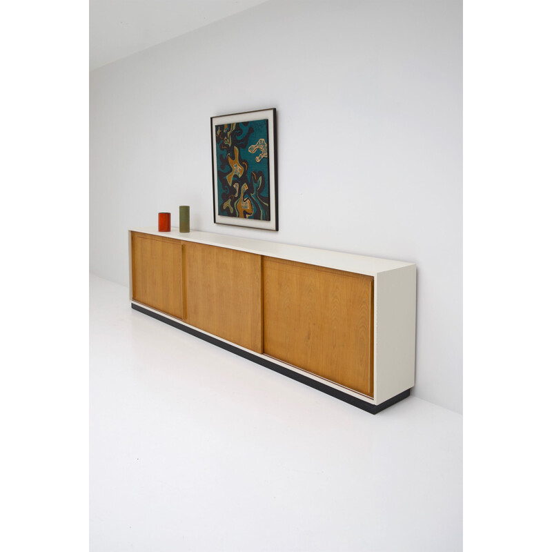 Vintage sideboard in light wood 1960