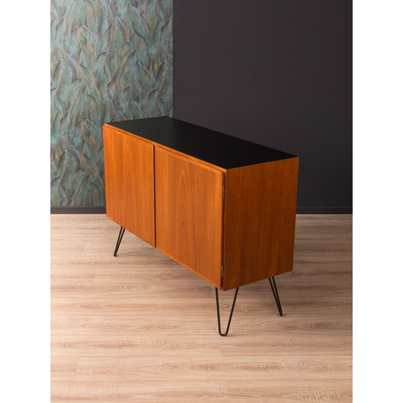 Vintage danish sideboard for Omann Jun in teak and steel 1960