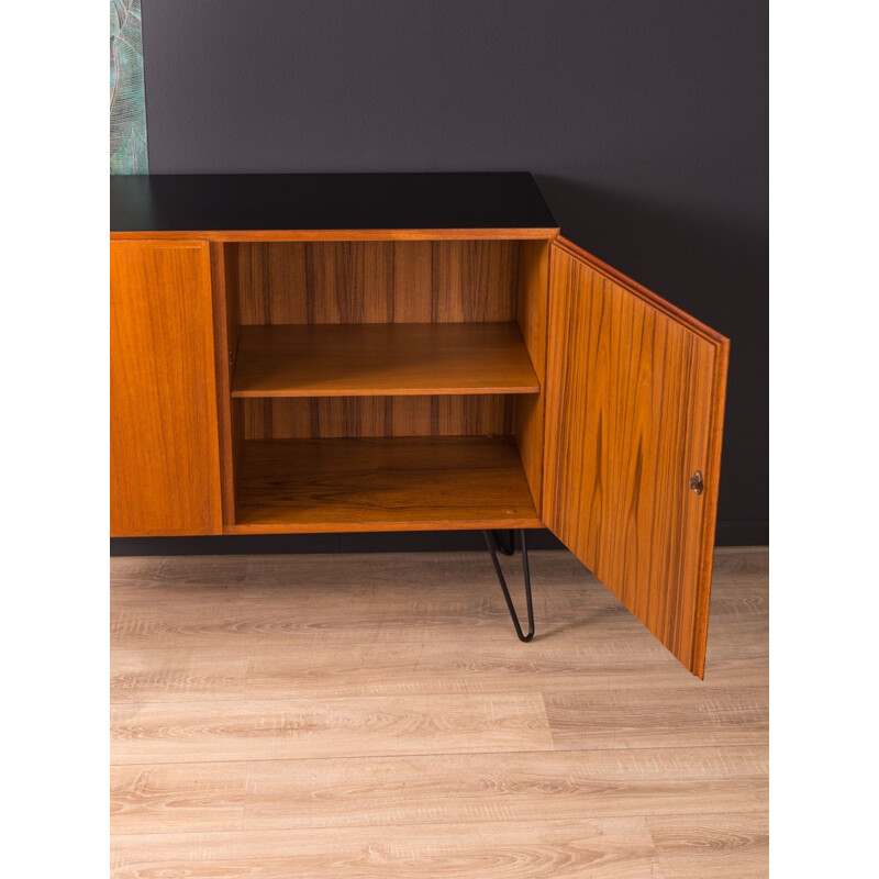 Vintage danish sideboard for Omann Jun in teak and steel 1960