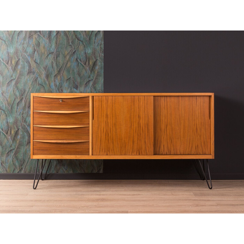 Vintage scandinavian sideboard in walnut 1950