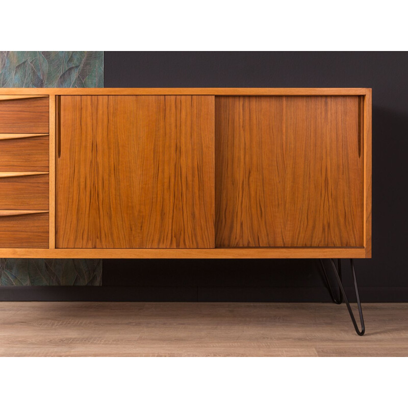 Vintage scandinavian sideboard in walnut 1950