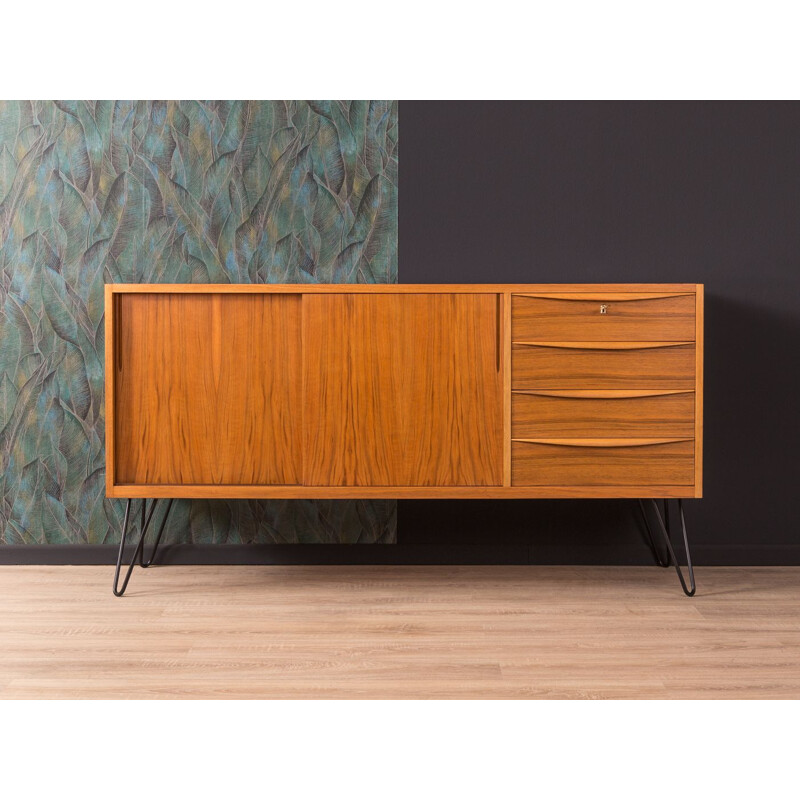 Vintage scandinavian sideboard in walnut 1950