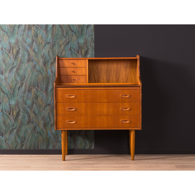 Vintage secretary desk in teakwood 1960