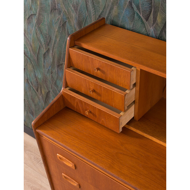 Vintage secretary desk in teakwood 1960