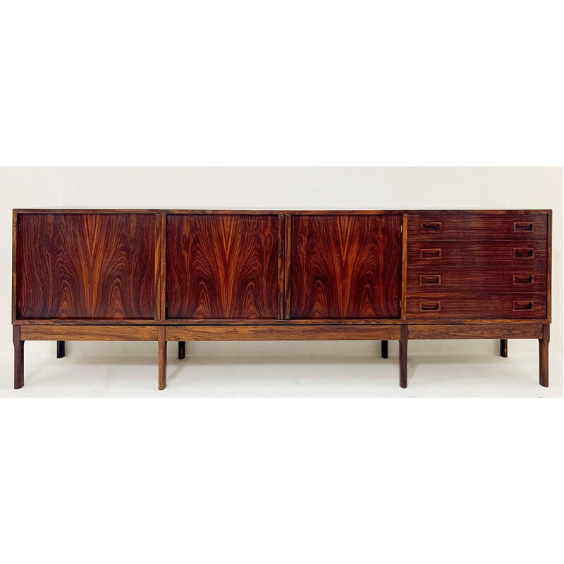 Italian vintage rosewood highboard 1960