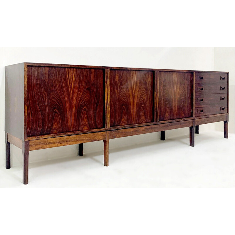 Italian vintage rosewood highboard 1960