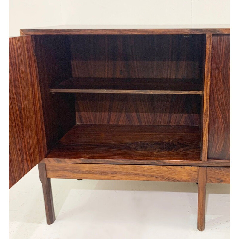 Italian vintage rosewood highboard 1960