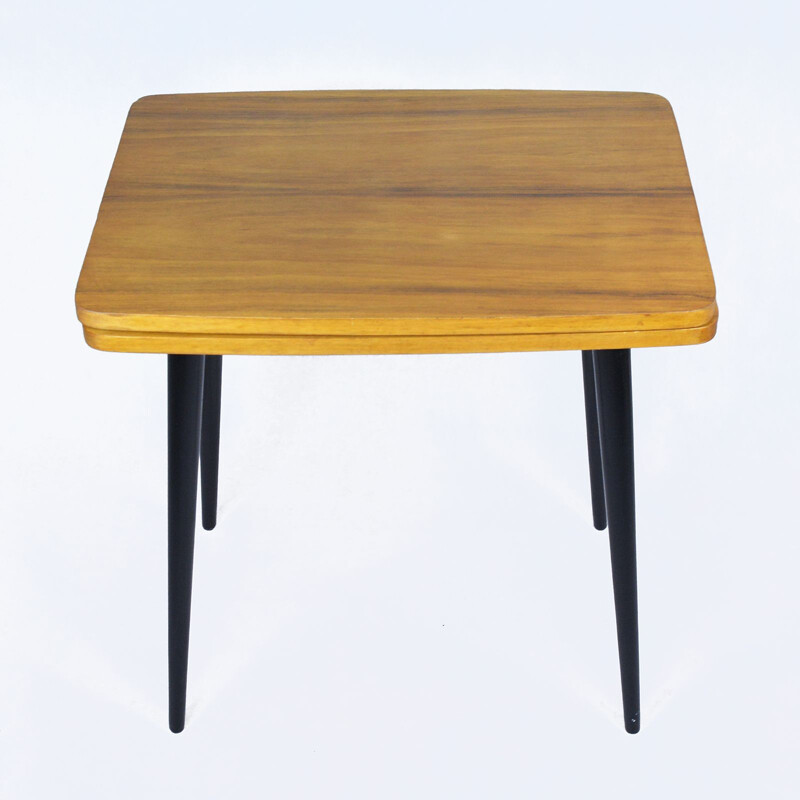 Vintage table for Świebodzińskie Fabryki Mebli in walnut and beech 1960