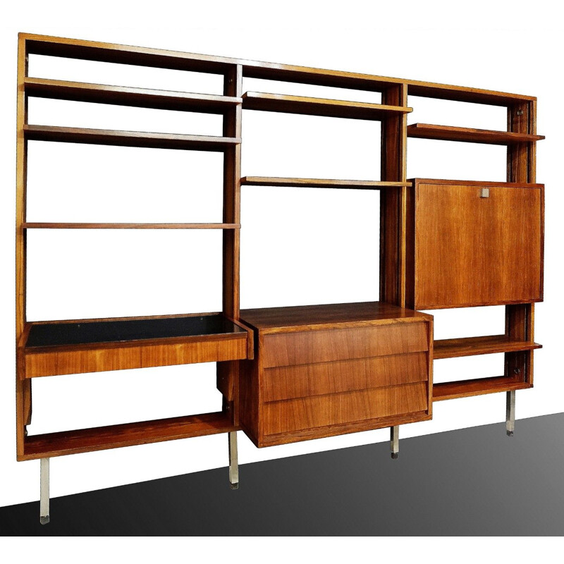 Vintage bookcase by Alfred Hendrickx for Belform, 1960s
