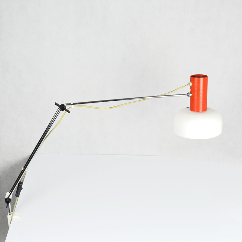 Vintage drawing lamp by J. Hurka, Napako Czechoslovakia, 1960s