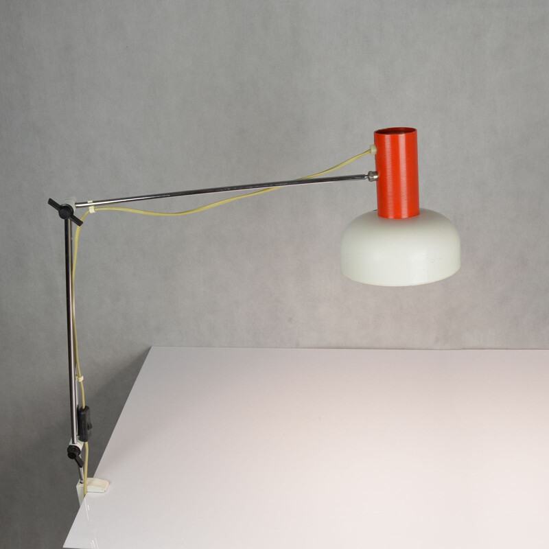 Vintage drawing lamp by J. Hurka, Napako Czechoslovakia, 1960s