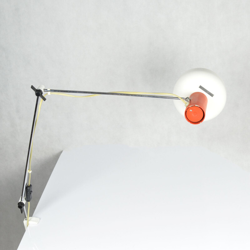 Vintage drawing lamp by J. Hurka, Napako Czechoslovakia, 1960s