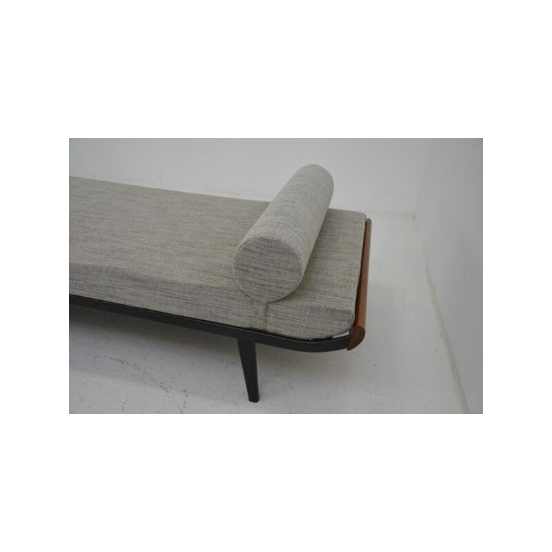 Cleopatra daybed in teak and fabric, Dick CORDEMEIJER - 1960s