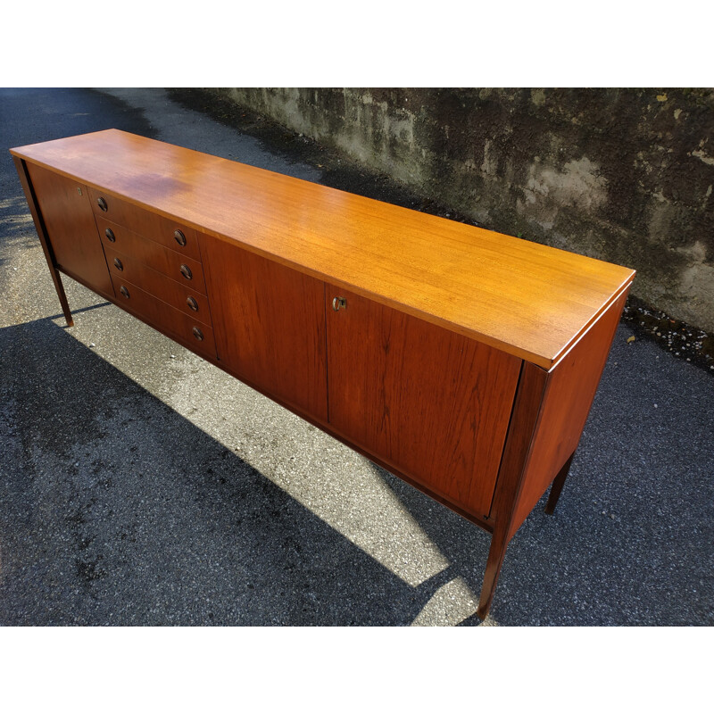 Vintage sideboard in teak Scandinavian 1960s 