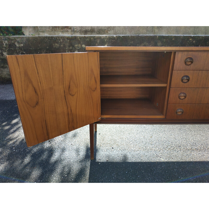 Vintage sideboard in teak Scandinavian 1960s 