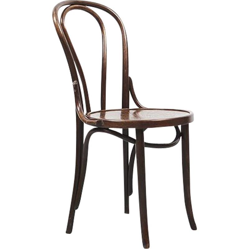 Vintage n 18 chair for Thonet in wood 1930