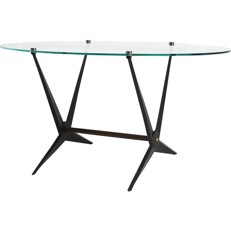 Vintage coffee table by Angelo Ostuni Italy 1950s