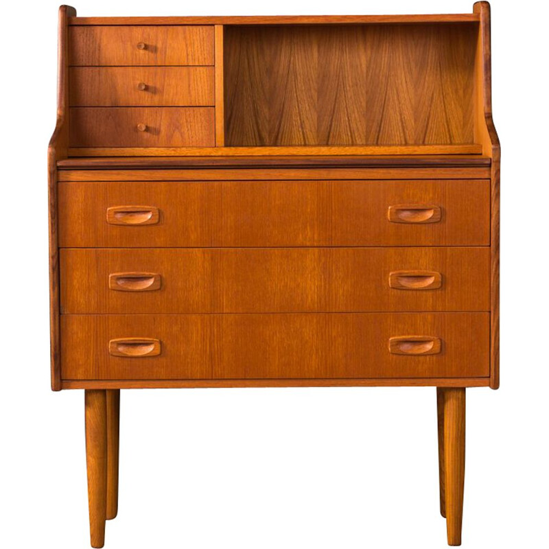 Vintage secretary desk in teakwood 1960