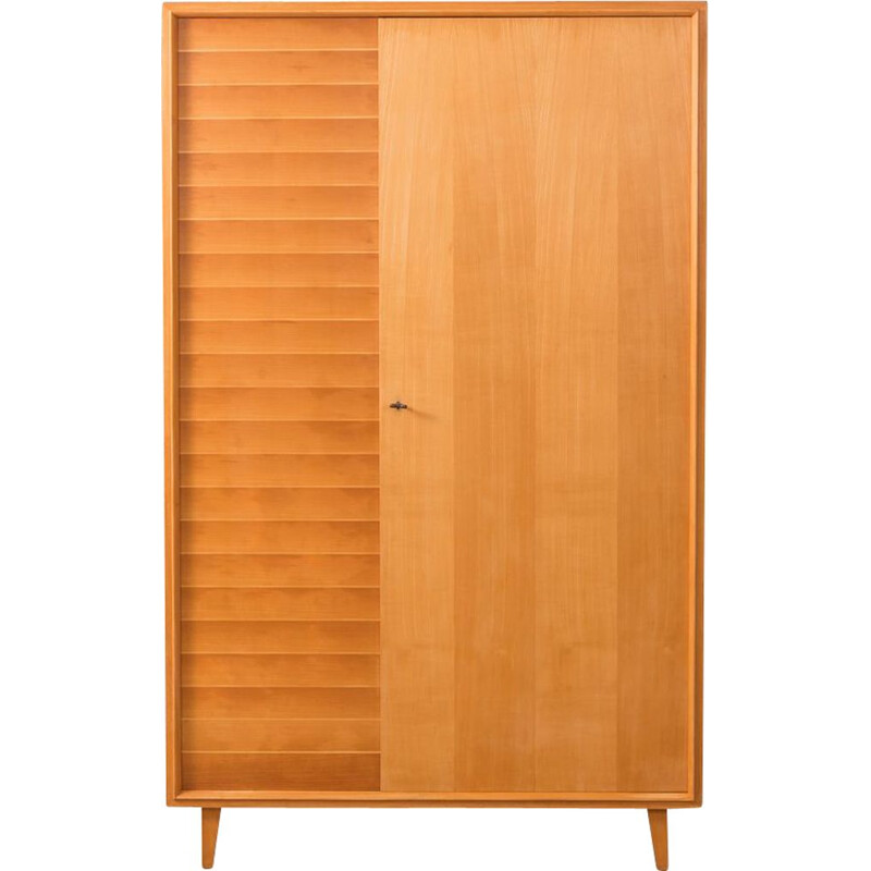 Vintage wardrobe for WK Möbel in cherrywood 1950