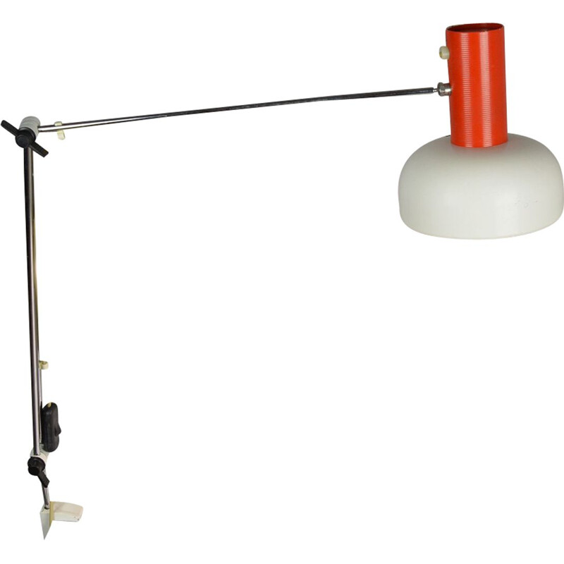 Vintage drawing lamp by J. Hurka, Napako Czechoslovakia, 1960s