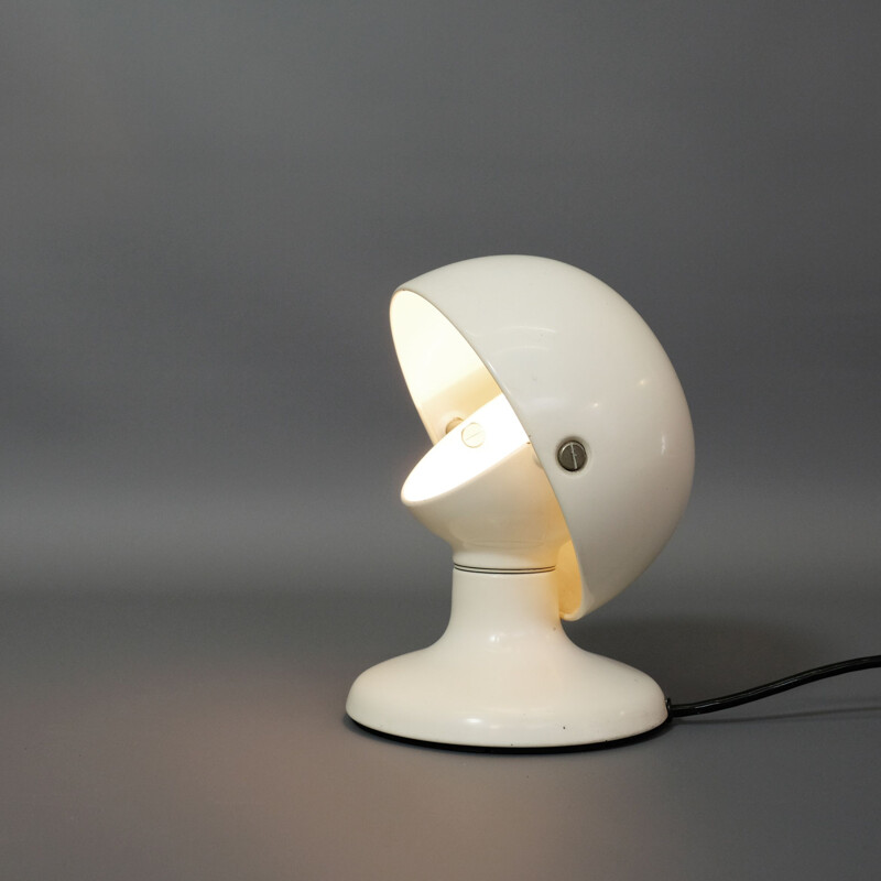 Vintage Jucker lamp by Scarpa for Flos in white metal 1960