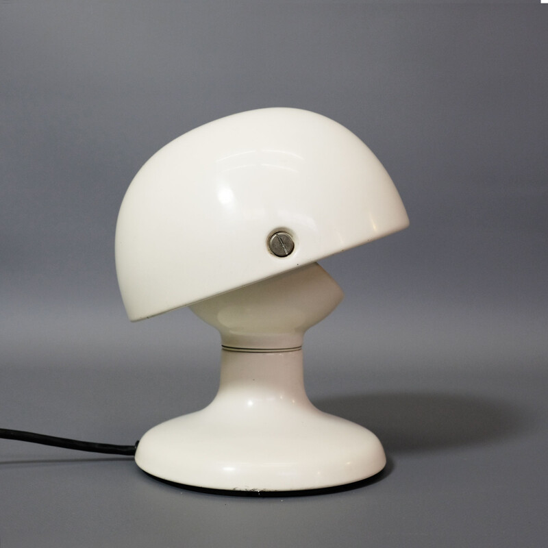 Vintage Jucker lamp by Scarpa for Flos in white metal 1960