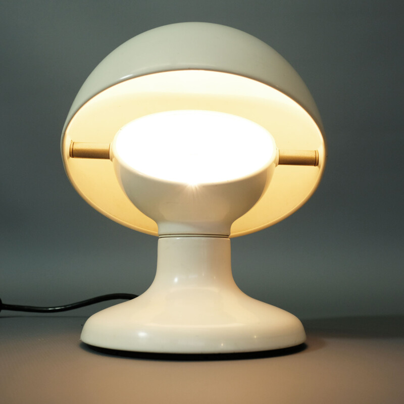 Vintage Jucker lamp by Scarpa for Flos in white metal 1960