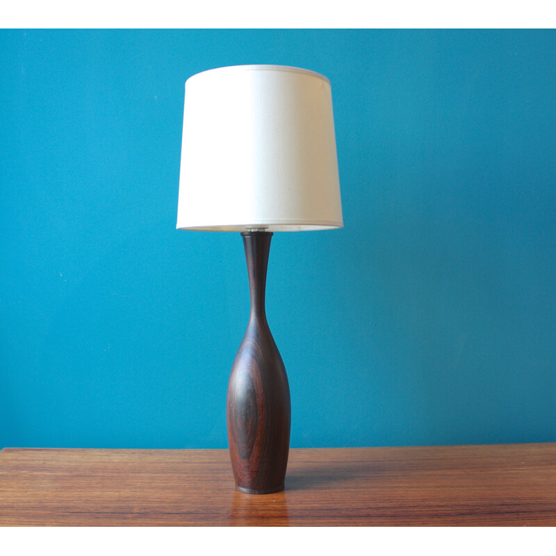 Lampe scandinave en palissandre - 1960