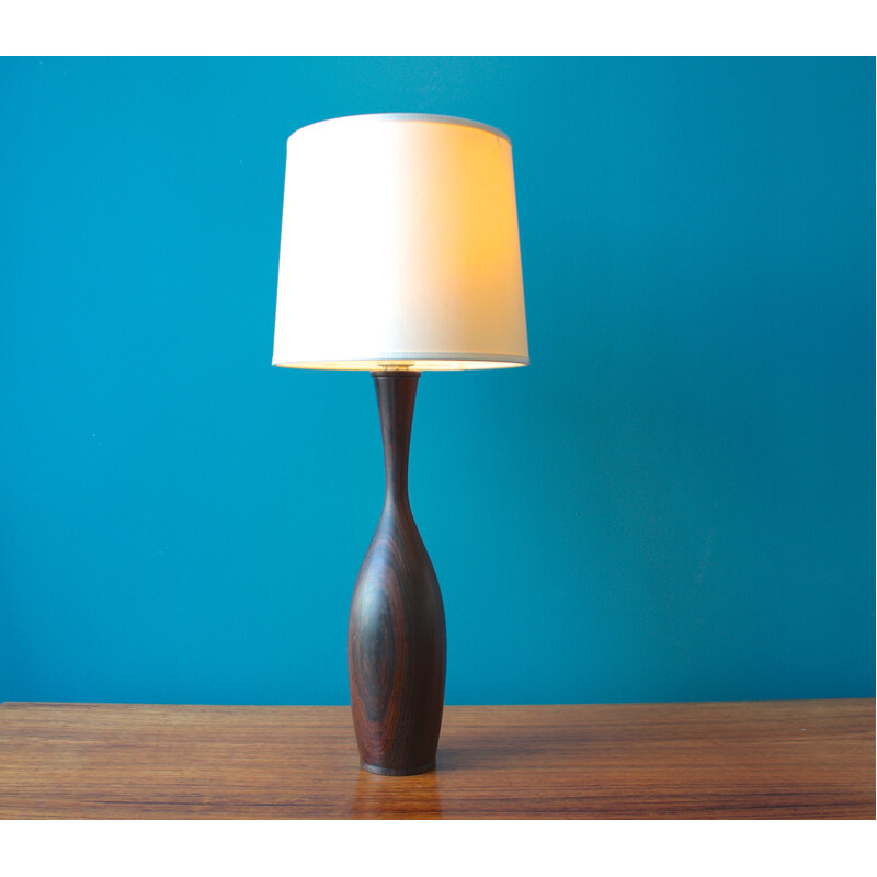 Scandinavian lamp in rosewood - 1960s