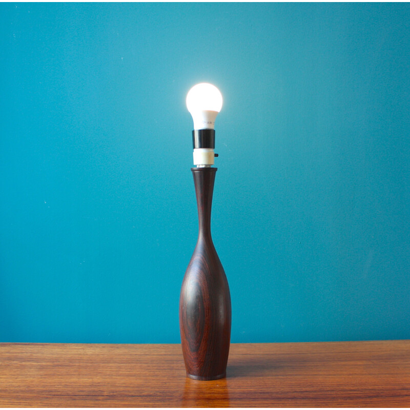 Scandinavian lamp in rosewood - 1960s